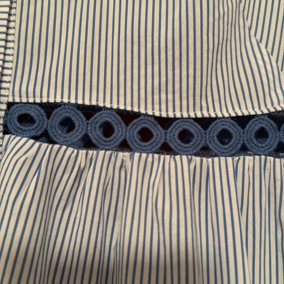 NENETTE Button Up Cotton Dress Bell Sleeves, Side-pockets Sz 42 Eu / 10 US EUC - Picture 4 of 9